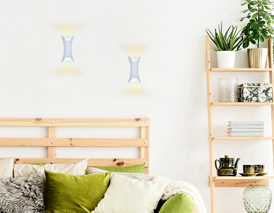 Настенный светильник Ambrella Sota FW192 WH/S 10W 4200K белый/песок