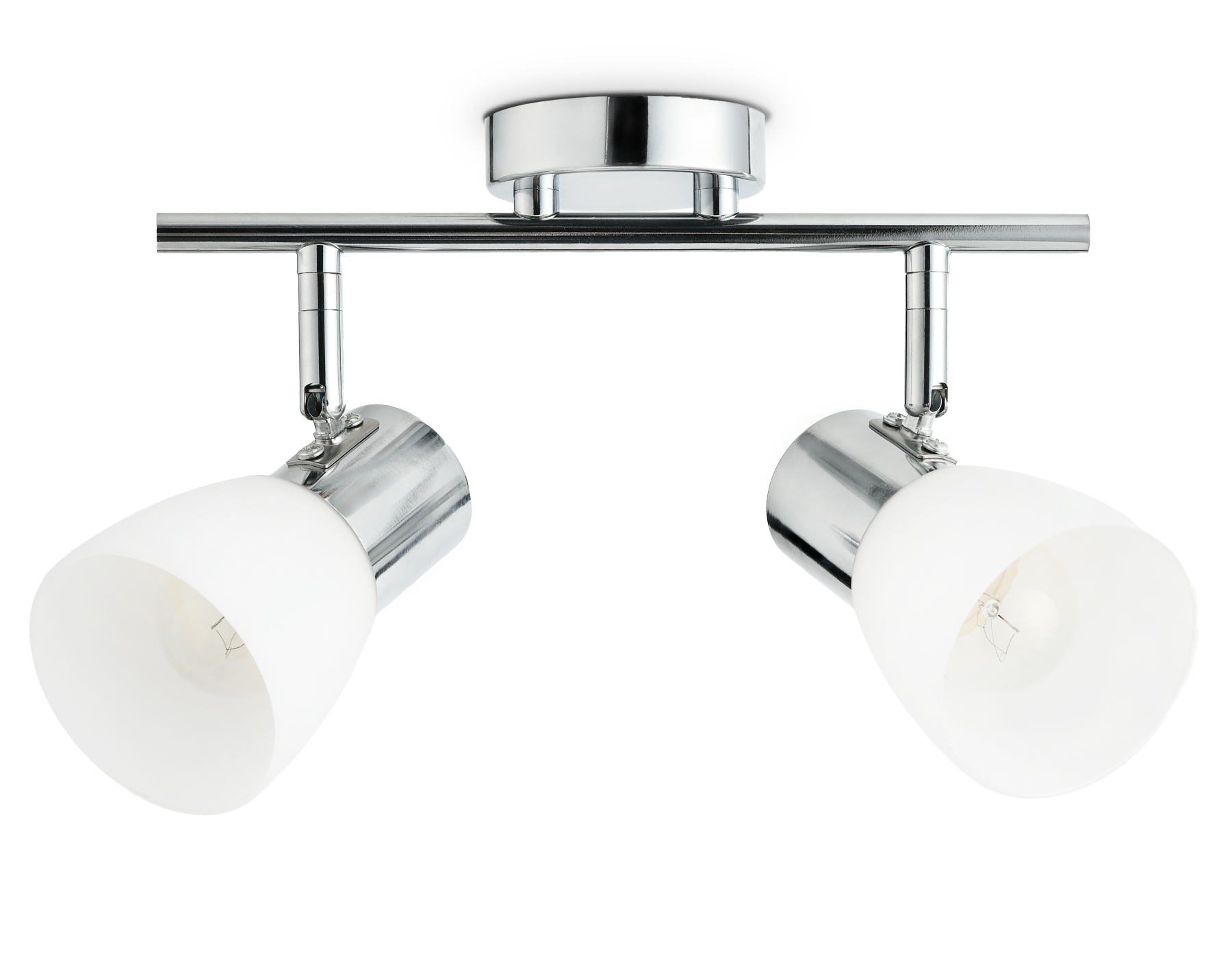 Настенно-потолочный спот Настенно-потолочный спот TR3963/2 CH/FR хром/белый матовый E27*2 max 40W 200*105*200