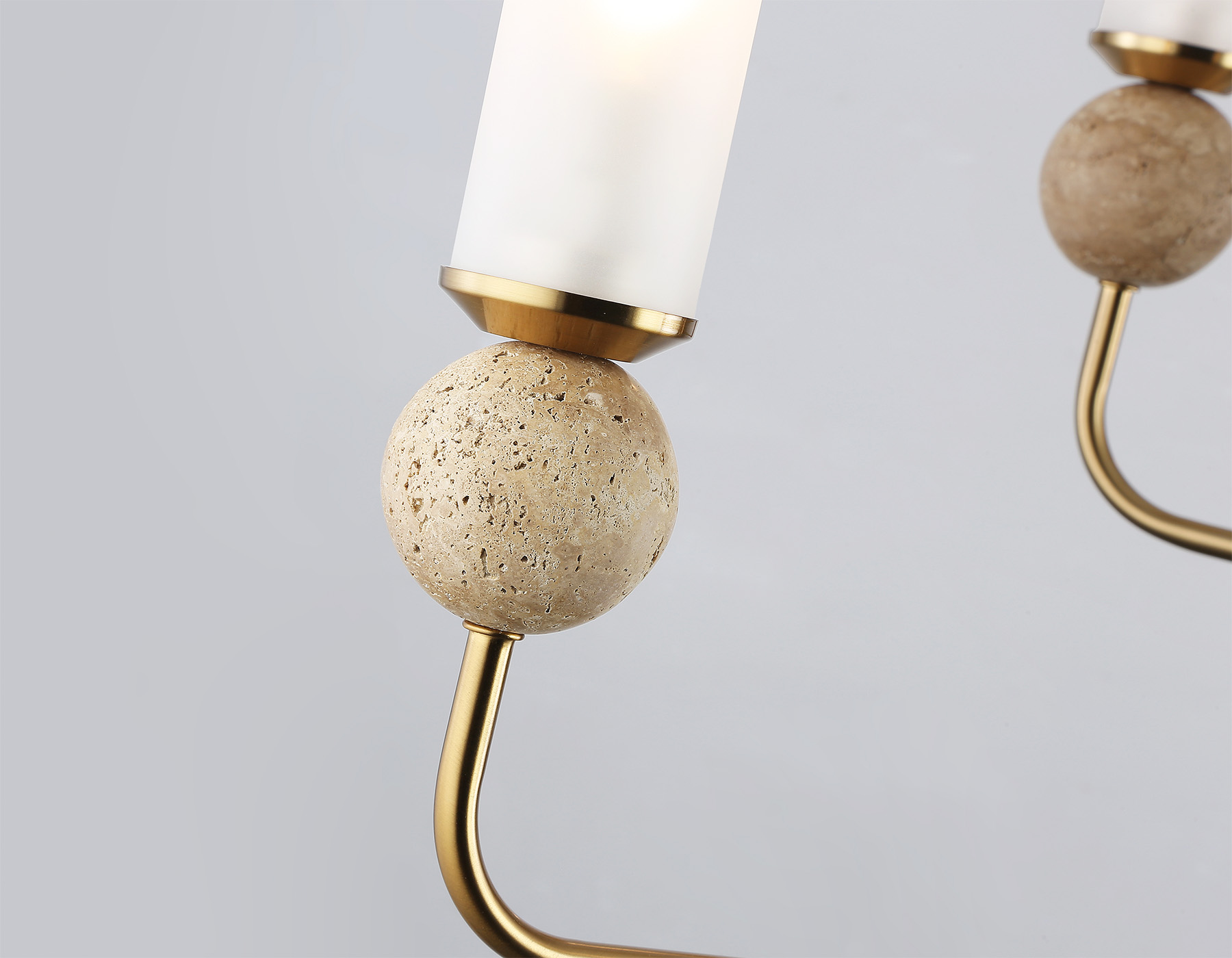 LH53251/6 BS/FR латунь/белый матовый E14*6 max 40W D1050*1445