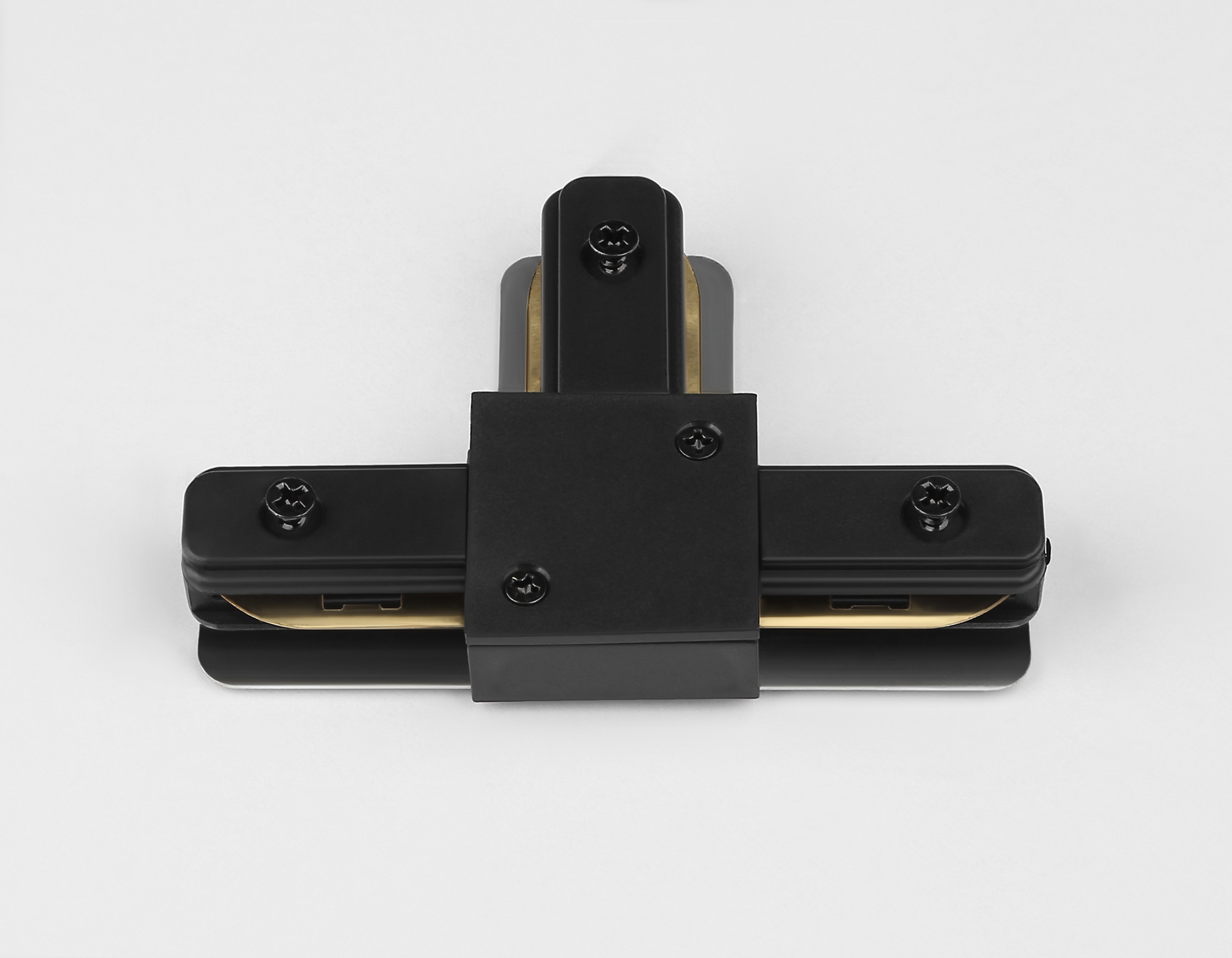 GL7168 BK черный коннектор Т-образный для однофазного шинопровода Standard 220V 105*70*20