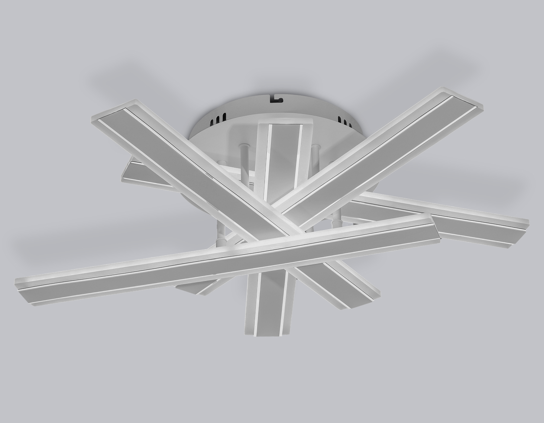 FA8903 WH/CH белый/хром 132W 3000K-6400K 620*590*150 (ПДУ РАДИО 2.4G)