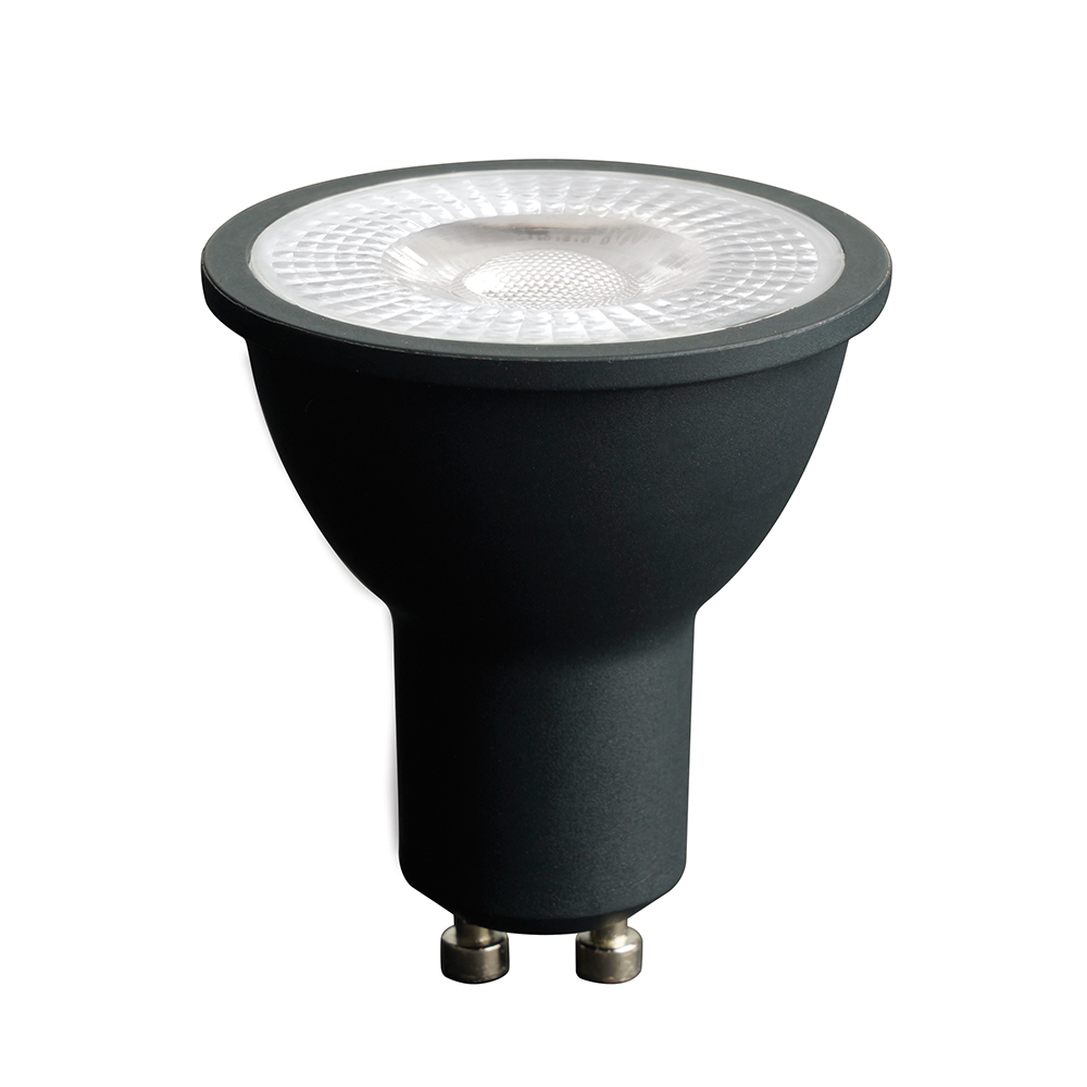 Лампа светодиодная Feron.PRO LB-1607 GU10 7W 175-265V 4000K  в черном корпусе Лампа светодиодная Feron.PRO LB-1607 GU10 7W 175-265V 4000K  в черном корпусе