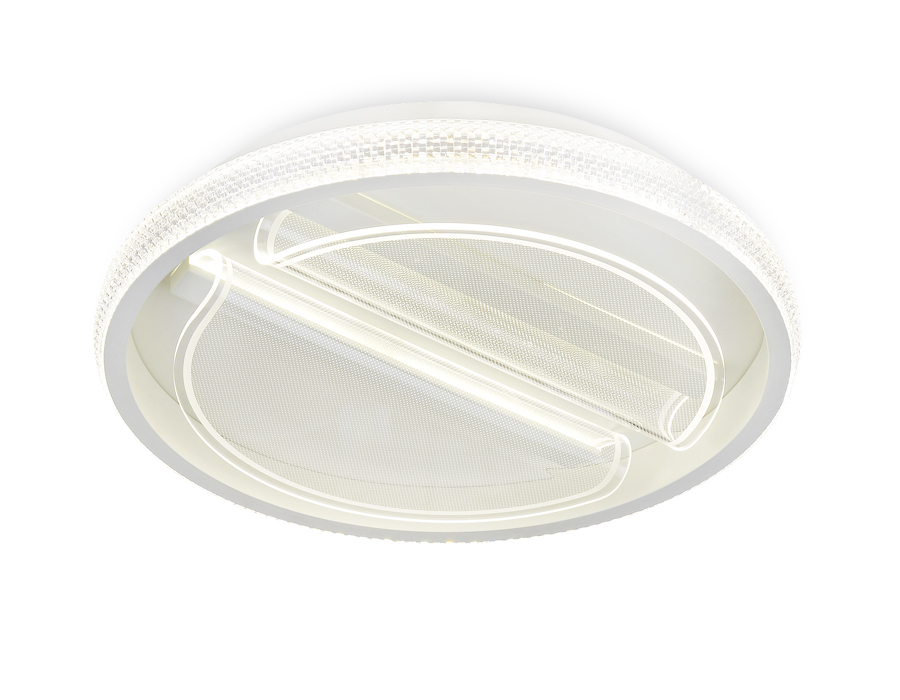 Потолочный светодиодный светильник Ambrella FA602 WH белый 88W (ПДУ РАДИО 2.4)