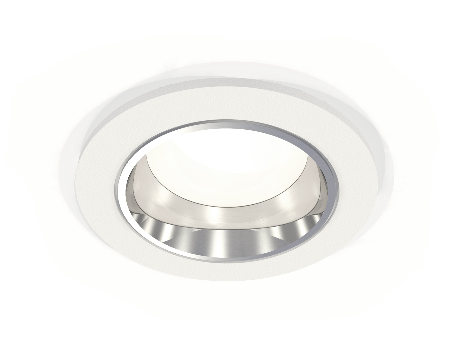 Встраиваемый светильник XC6512003 SWH/PSL белый песок/серебро полированное MR16 GU5.3 (C6512, N6112)