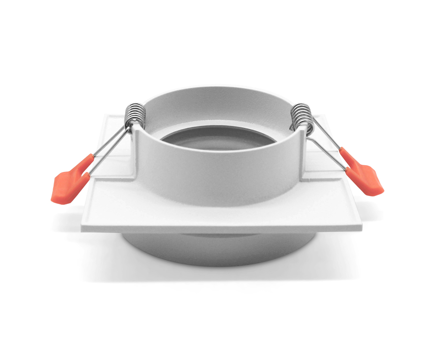 Встраиваемый точечный светильник Ambrella TN314 SWH белый песок GU5.3 92*92*40