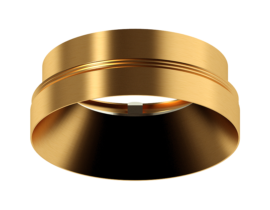 Насадка передняя для корпуса светильника Ambrella N7034 PYG золото желтое полированное D70*H27mm Out10mm MR16