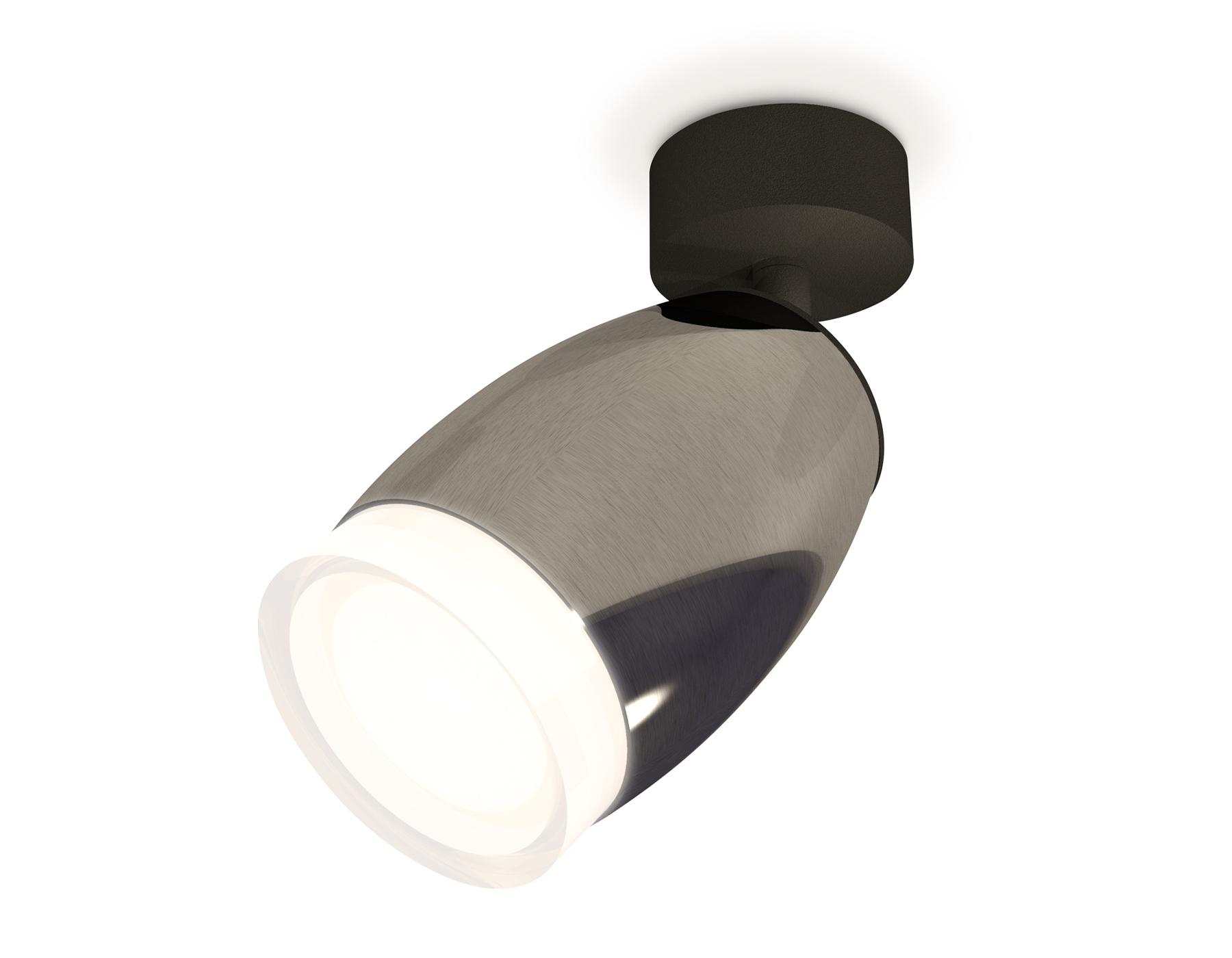 Спот поворотный XM1123005 DCH/SBK/FR черный хром/черный песок/белый матовый MR16 GU5.3 (A2210, C1123, N7160)