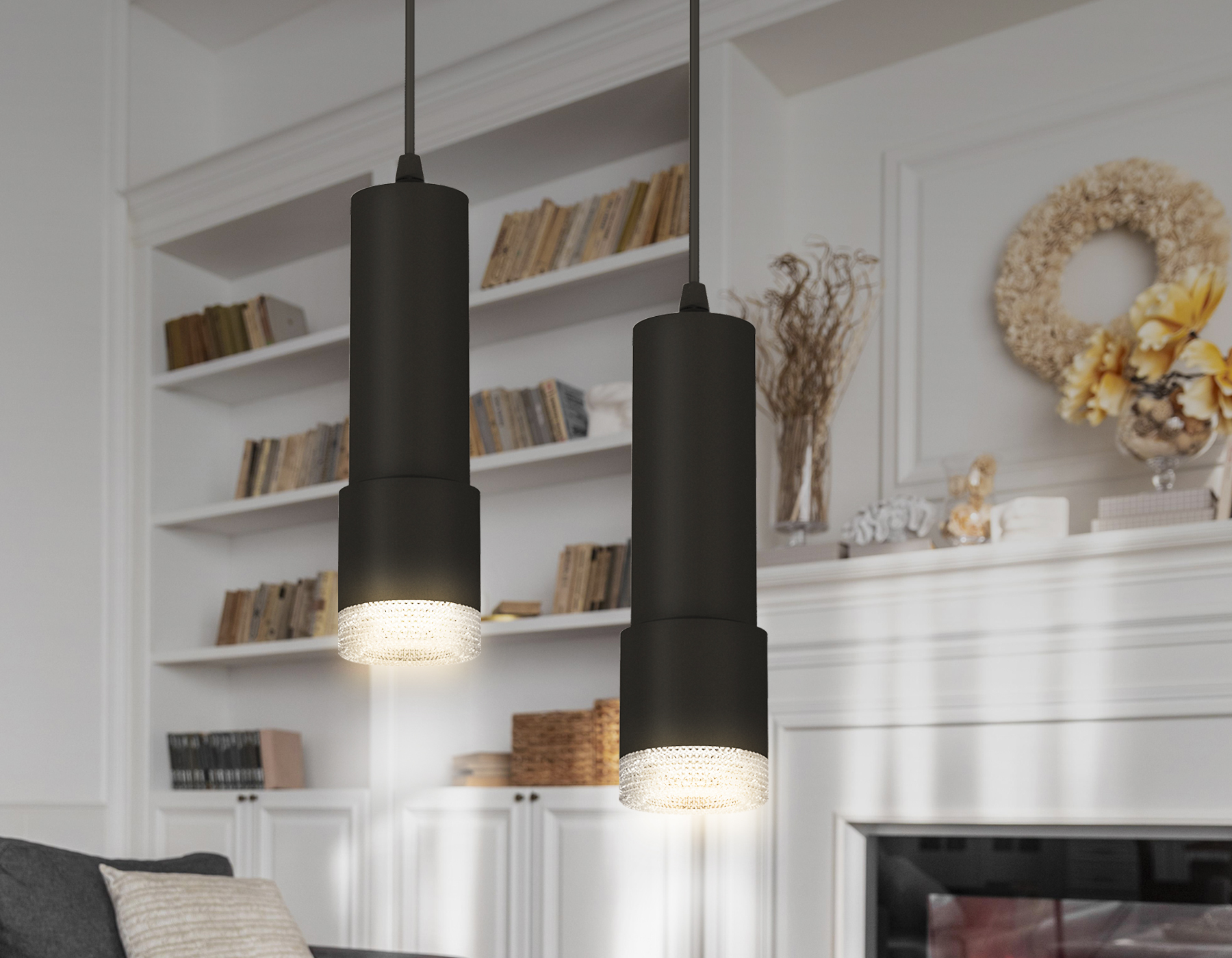 Подвесной светильник XP7402001 SBK/CL черный песок/прозрачный MR16 GU5.3 (A2302, C6343, A2030, C7402, N7191)