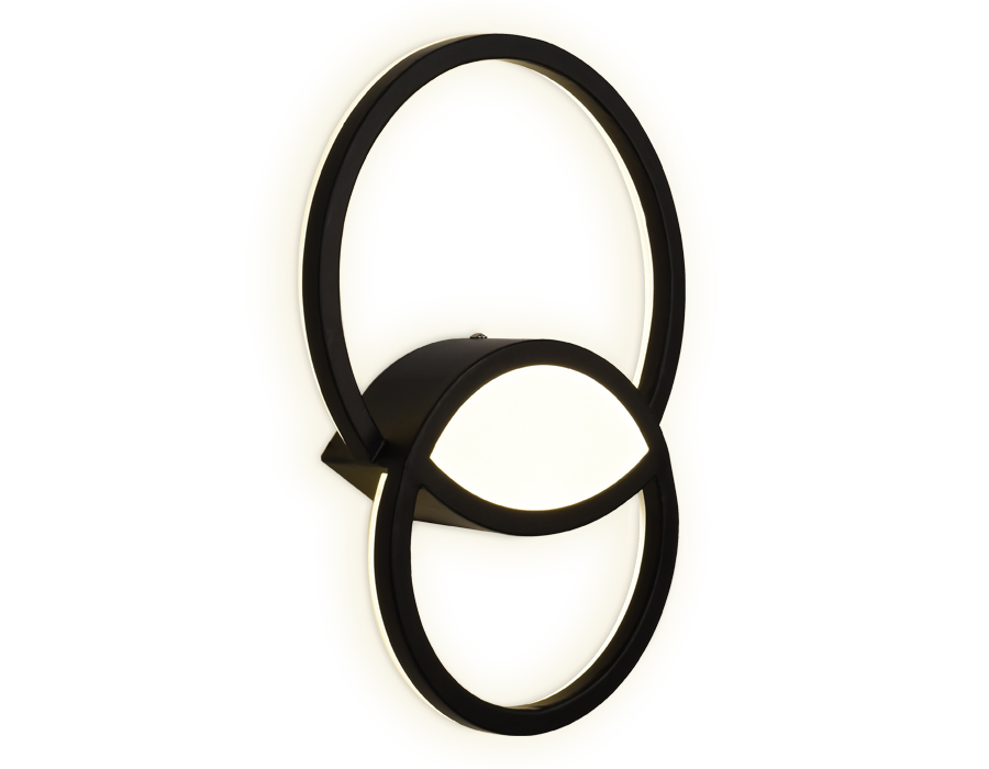 Бра Ambrella Metallic FL412 BK 28W 4200K черный