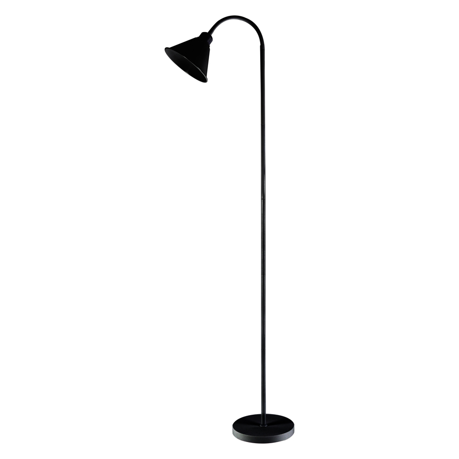 Торшер напольный под лампу е27*2  General  GFL-008  150см  черный  (801008) (1/4)