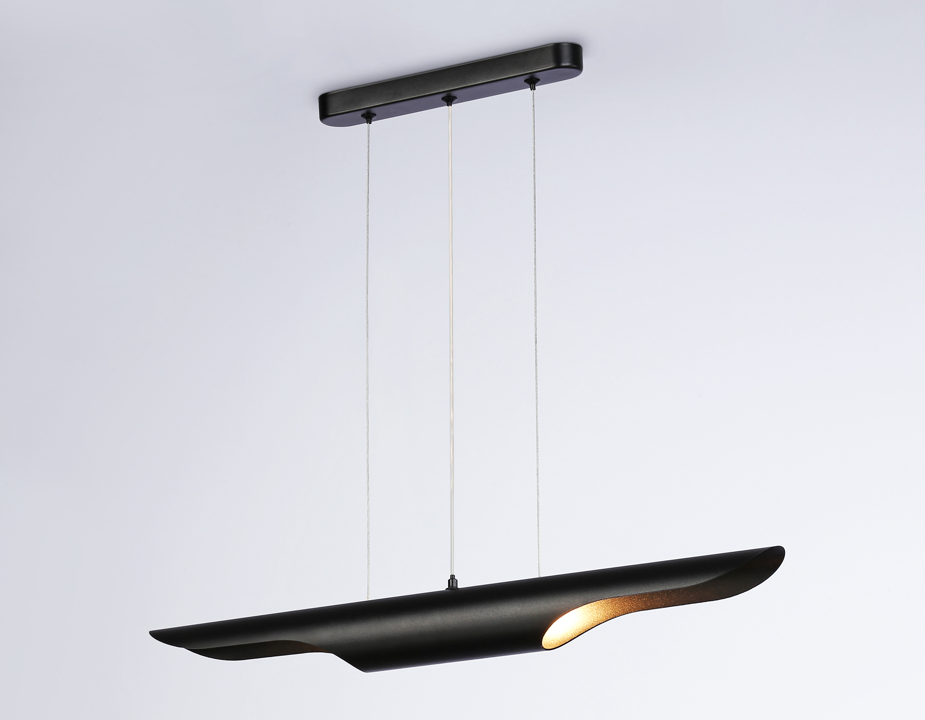 Светильник подвесной Ambrella TN5157/2 BK черный E27/2 max 40W 600*60*1100