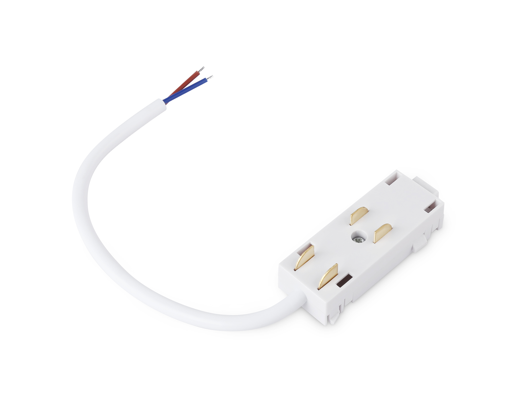 GL1101 WH белый ввод питания для шинопровода Magnetic 220V IP20 200*28.5*18