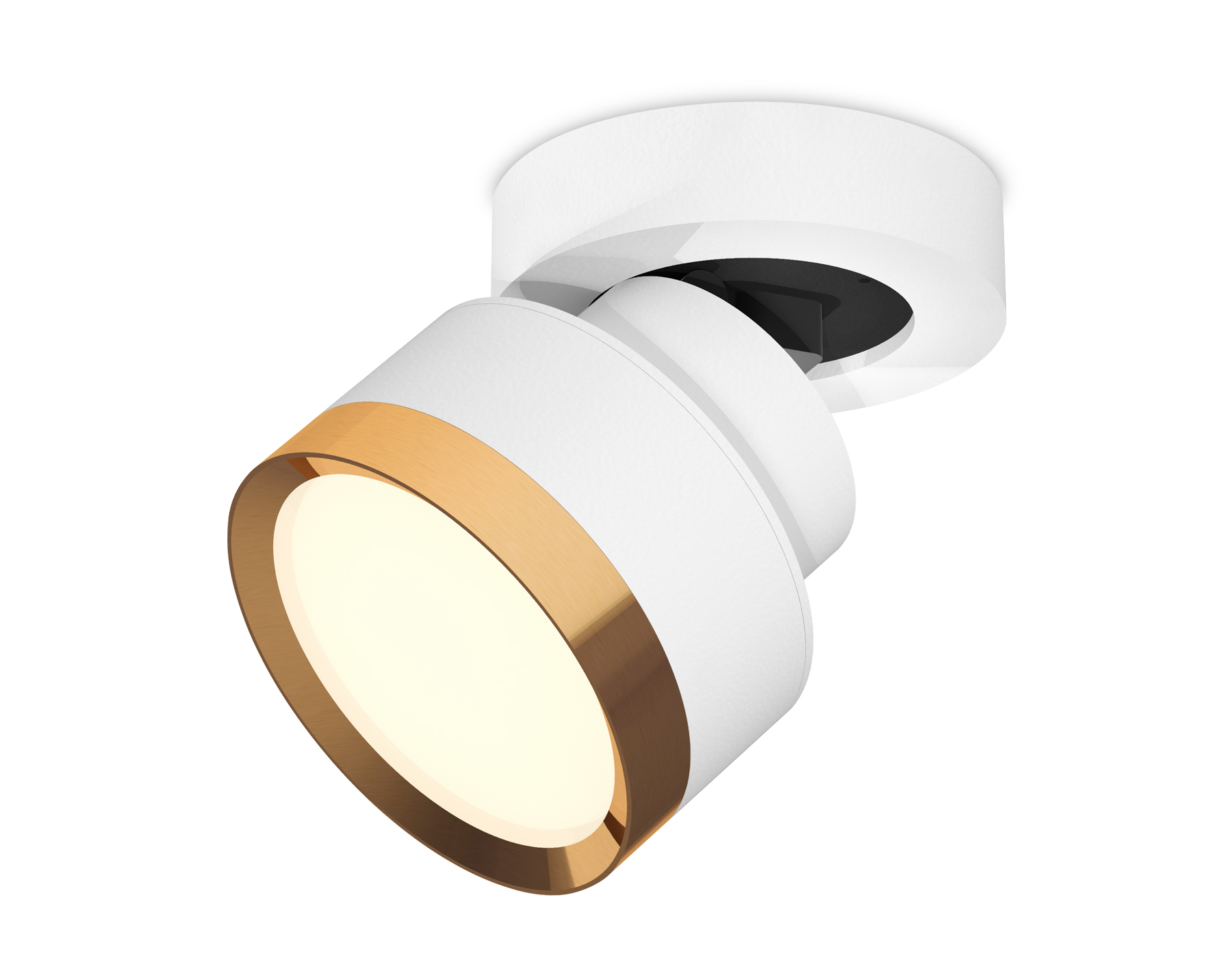 Накладной поворотный светильник XM8101004 SWH/PYG белый песок/золото желтое полированное GX53 (A2228, A2105, C8101, N8124)