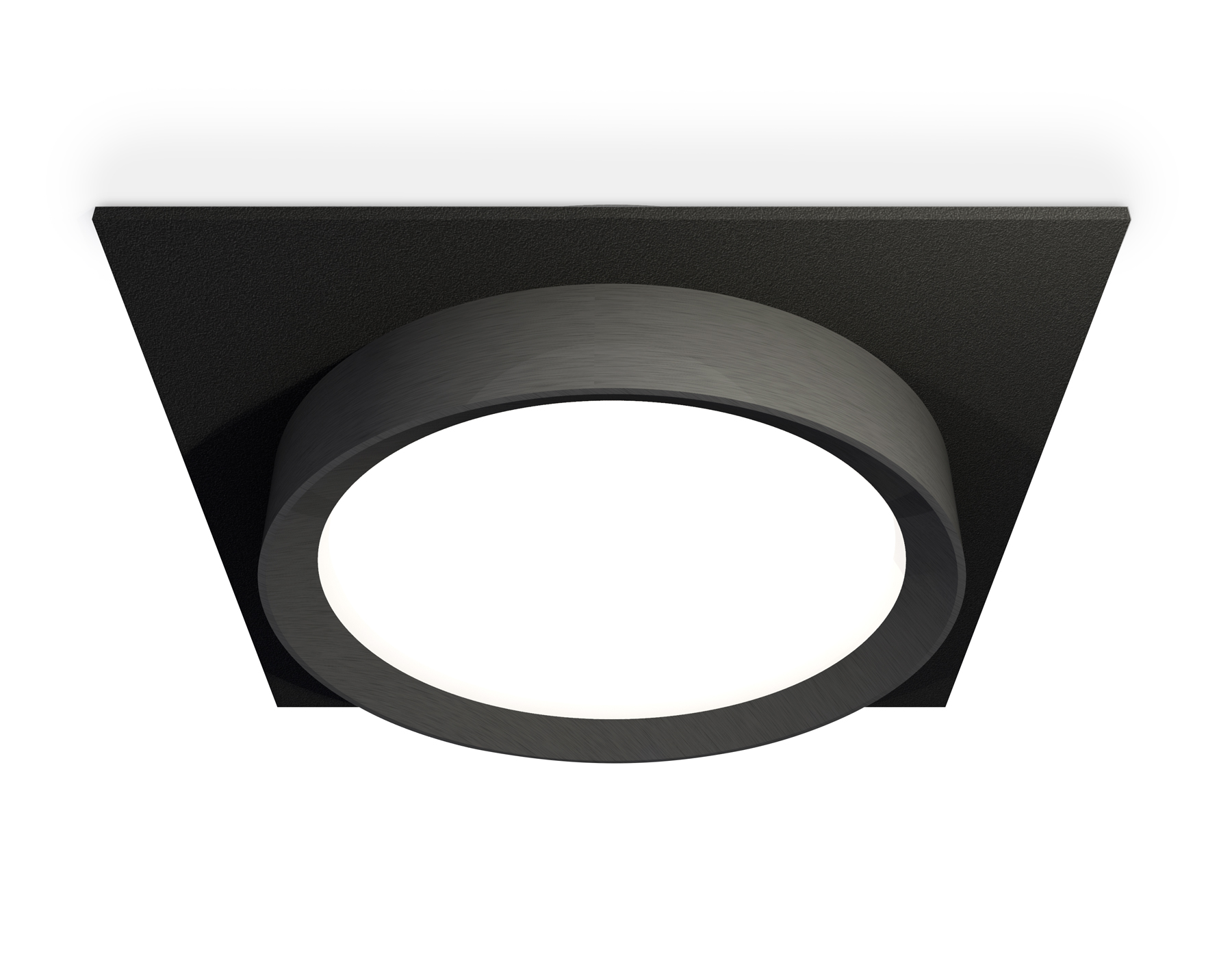 Встраиваемый светильник XC8062002 SBK/PBK черный песок/черный полированный GX53 (C8062, N8113)