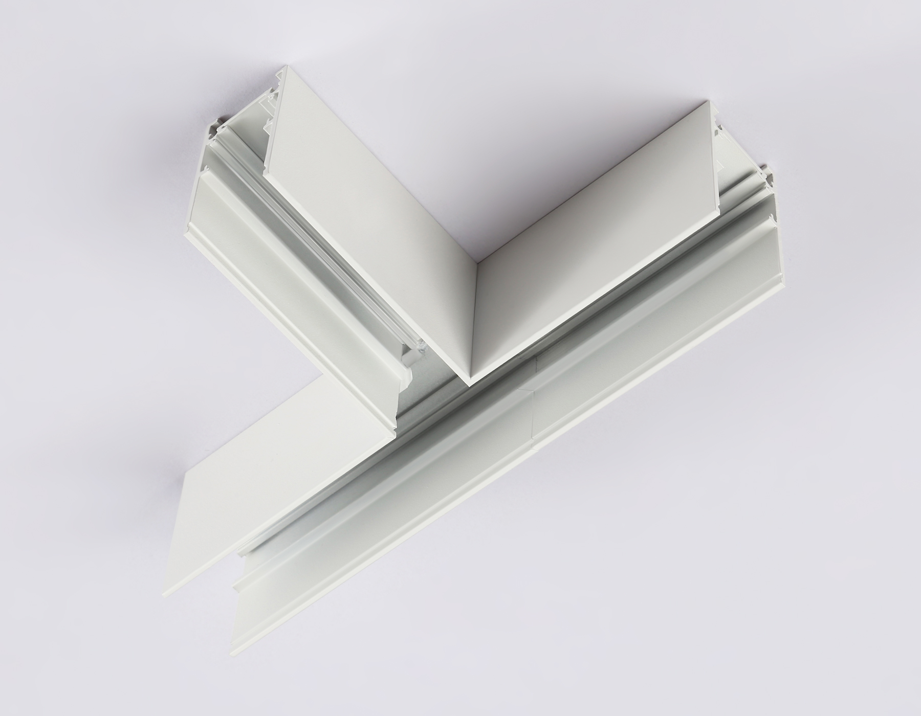 Коннектор T-образный для накладного шинопровода Ambrella GL3373 WH белый L170*85*53.7