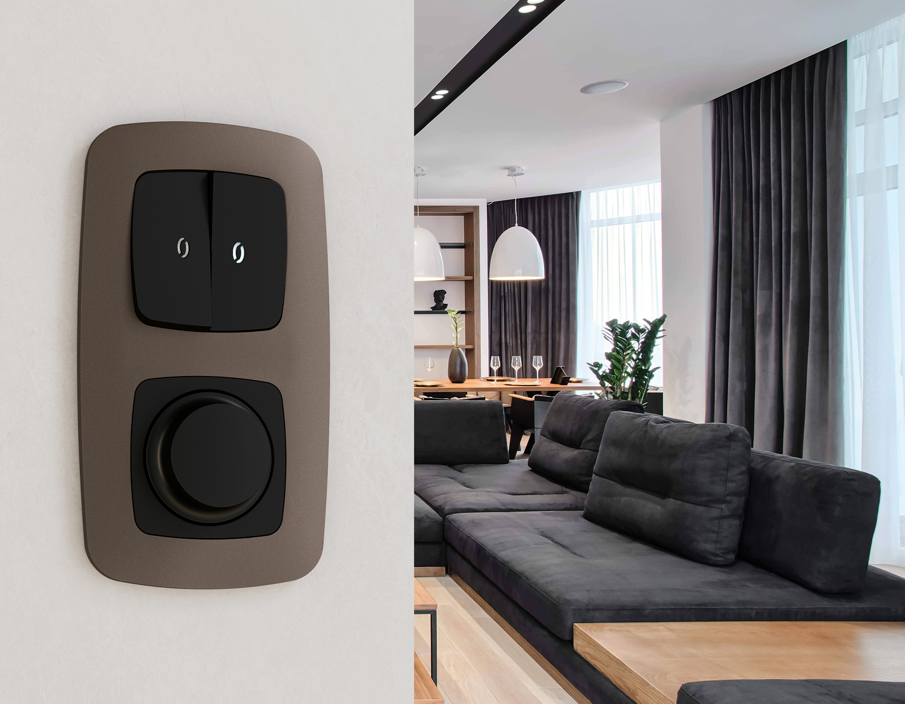 OF140634 Рамка OMEGA Ecta (Темная бронза матовый) 4-ая