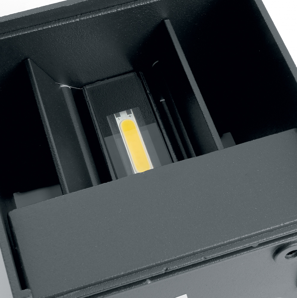 Светильник уличный светодиодный Feron DH012, 2*3W, 450Lm, 3000K, черный Светильник уличный светодиодный Feron DH012, 2*3W, 450Lm, 3000K, черный