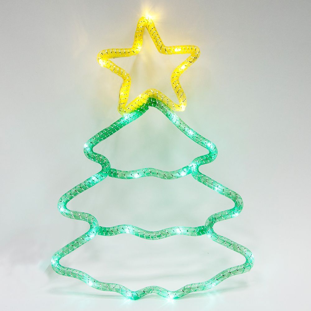 Световая фигура 4,5V  15 LED, белый цвет свечения, батарейки 3*АА IP20, 28*40 см, LT052