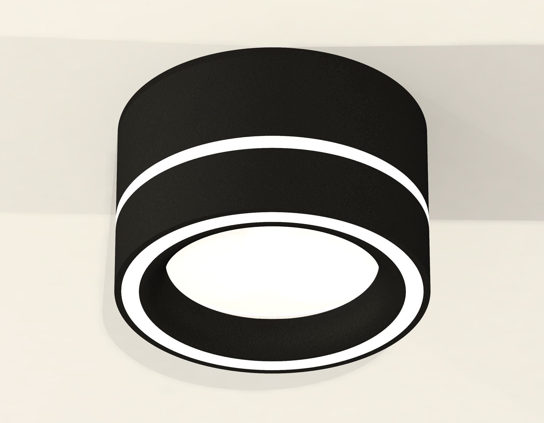 Накладной светильник XS8102018 SBK/FR черный песок/белый матовый GX53 (C8102, N8434)