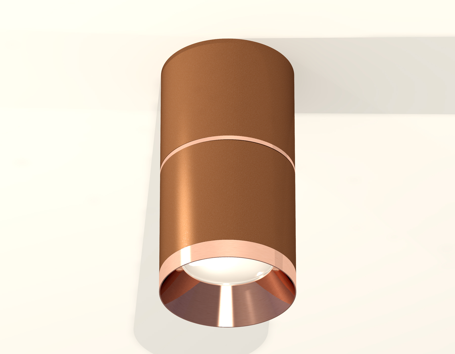 Накладной светильник XS7404081 SCF/PPG кофе песок/золото розовое полированное MR16 GU5.3 (C7404, A2073, C7404, N7035)