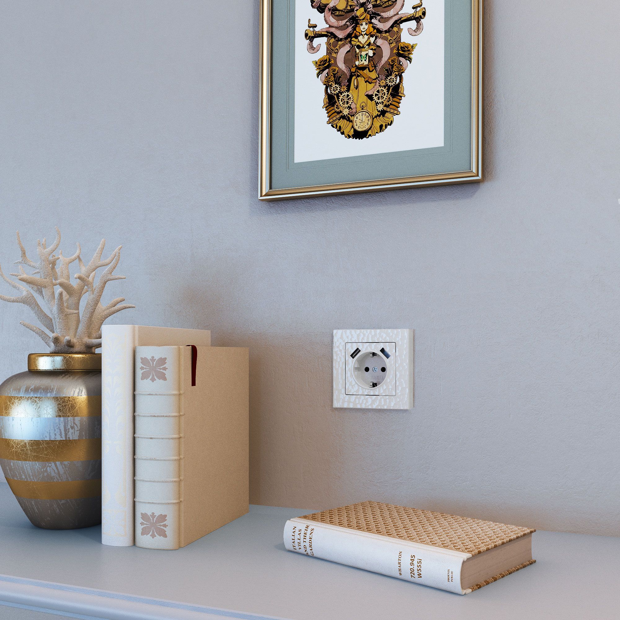 Рамка на 1 пост Werkel Hammer (белый) / W0012401 / a052511