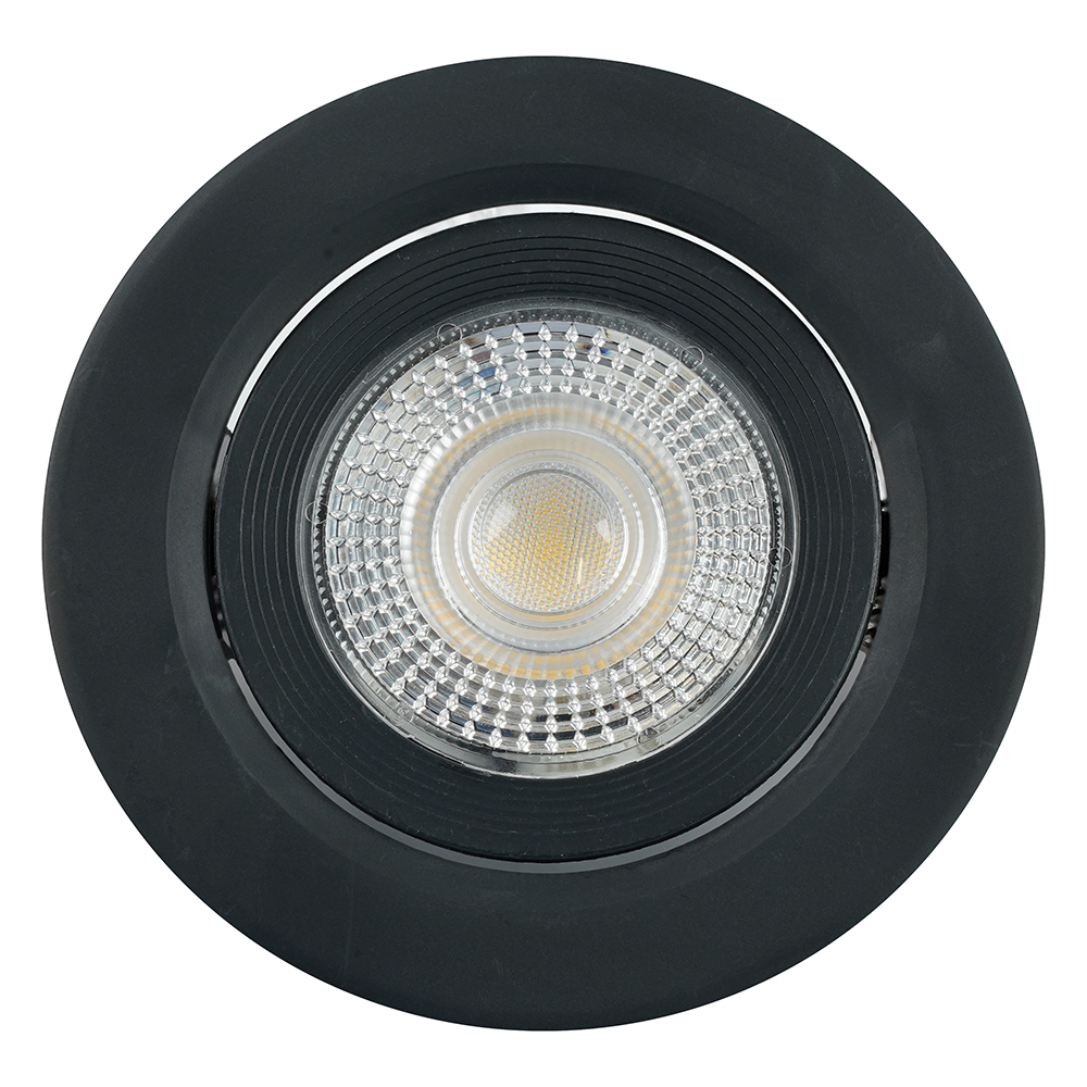 Светодиодный светильник Feron.ONE AL540 встраиваемый 7W 4000K черный "круг"