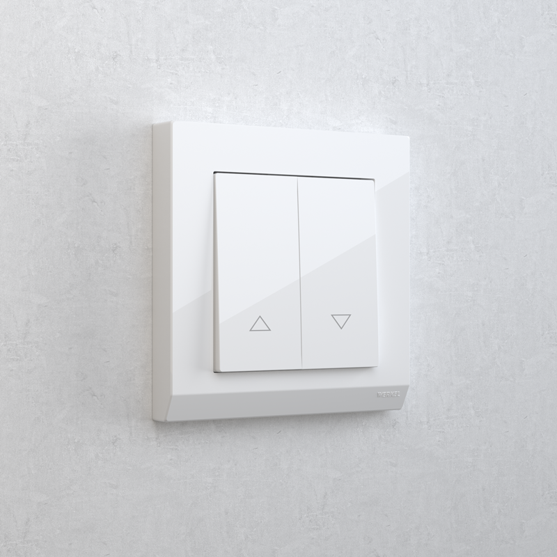 Выключатель жалюзи WERKEL (белый) WL01-01-02 / W1124501 / a041285