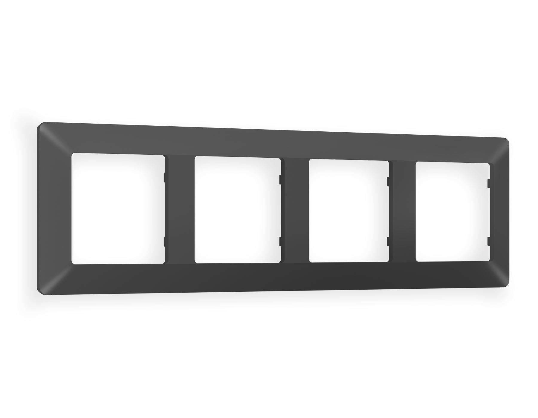 AF110804 Рамка ALFA Line (Графит Мягкое касание) 4-ая