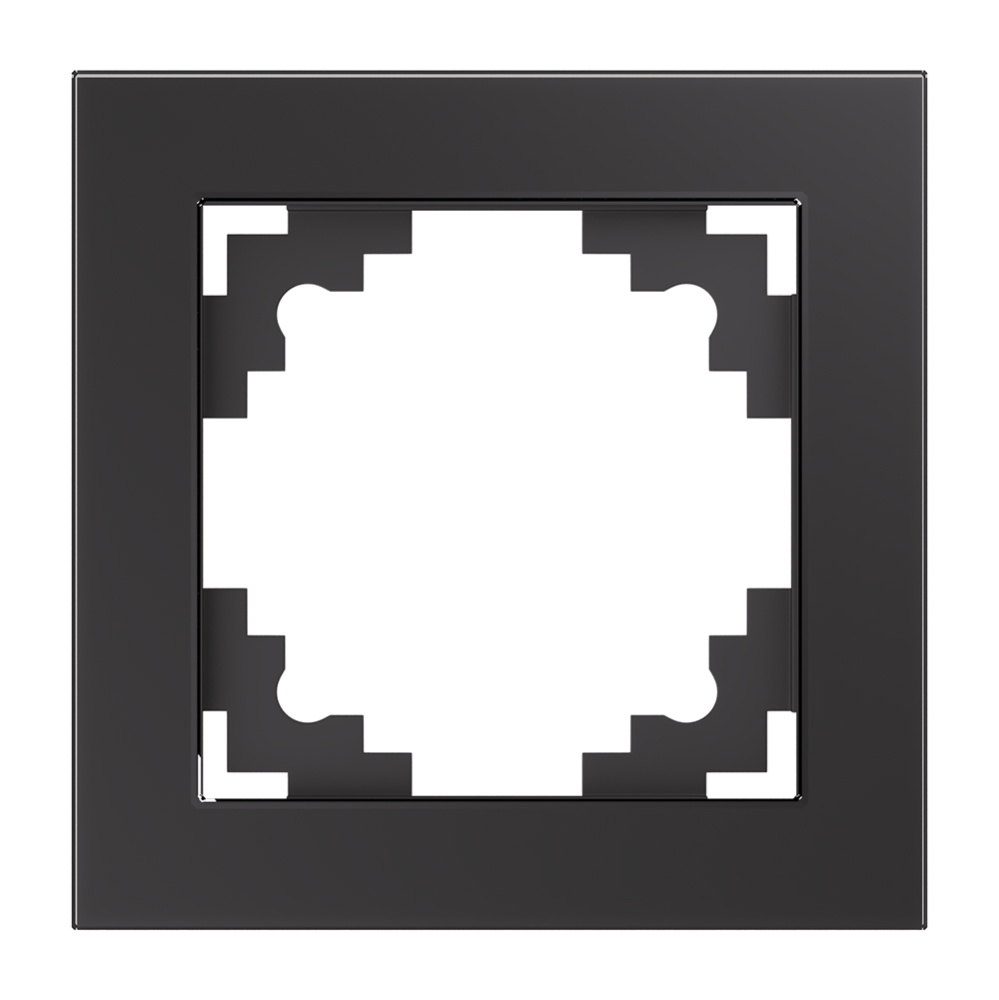 Рамка 1-местная, STEKKER, GFR00-7001-06, серия Катрин, графит