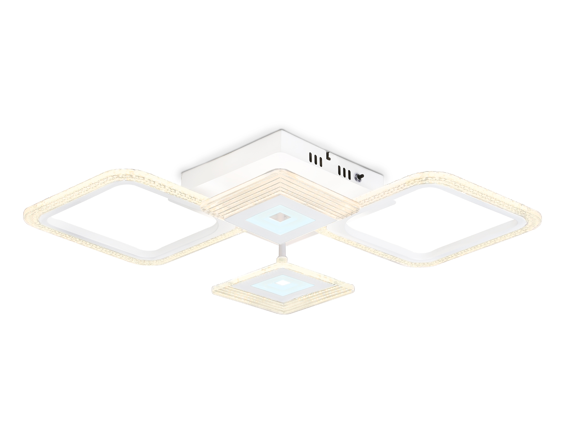 Потолочный LED светильник FA4281/4 WH белый 56W 3000K+6400K/4200K/6400K+3000K 525*525*75 (ПДУ ИК)