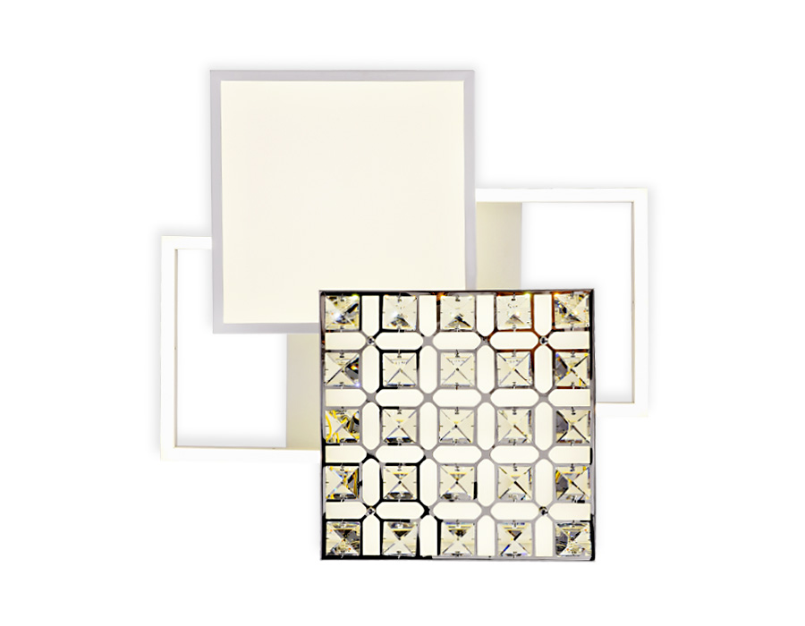 Потолочный управляемый светильник Ambrella ICE FA147 WH 96W белый