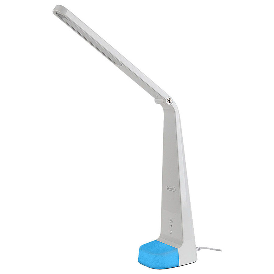 Настольный светодиодный светильник General 9 Вт с RGB подсветкой, сенсорный, белый (GLTL-033)