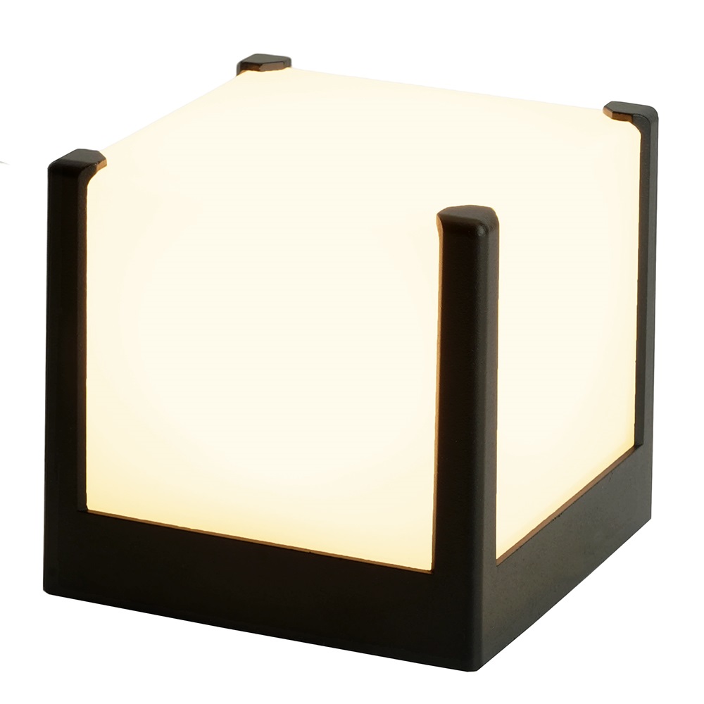 Светильник садово-парковый Feron DH0606, на стену, GX53 230V, черный