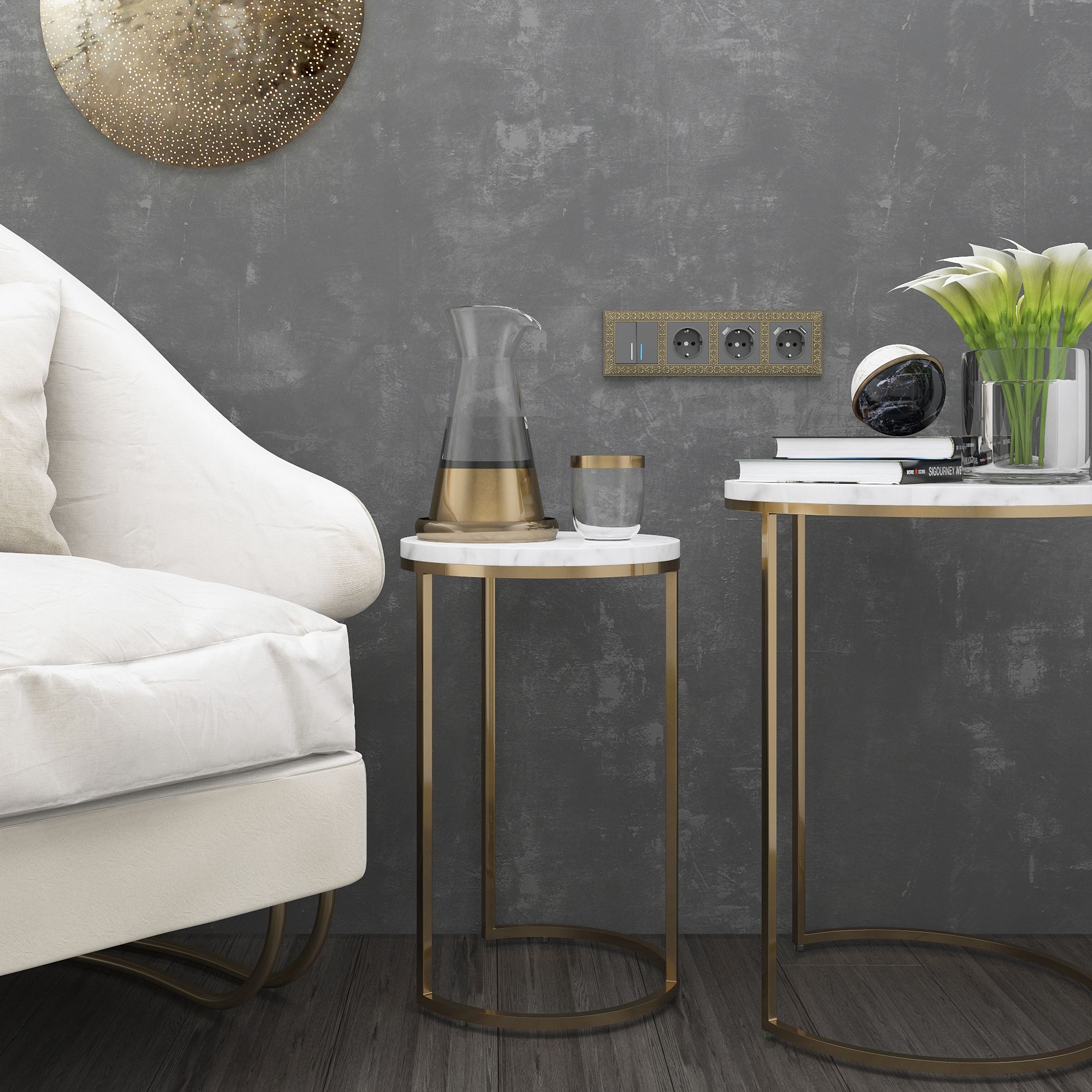 Рамка WERKEL Antik на 4 поста (бронза) WL07-Frame-04 / W0041512 / a029841