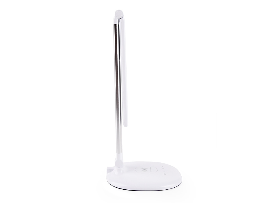 Светодиодная настольная лампа с беспроводной зарядкой Ambrella DE524 SL серебро LED 3000-6400K 7W