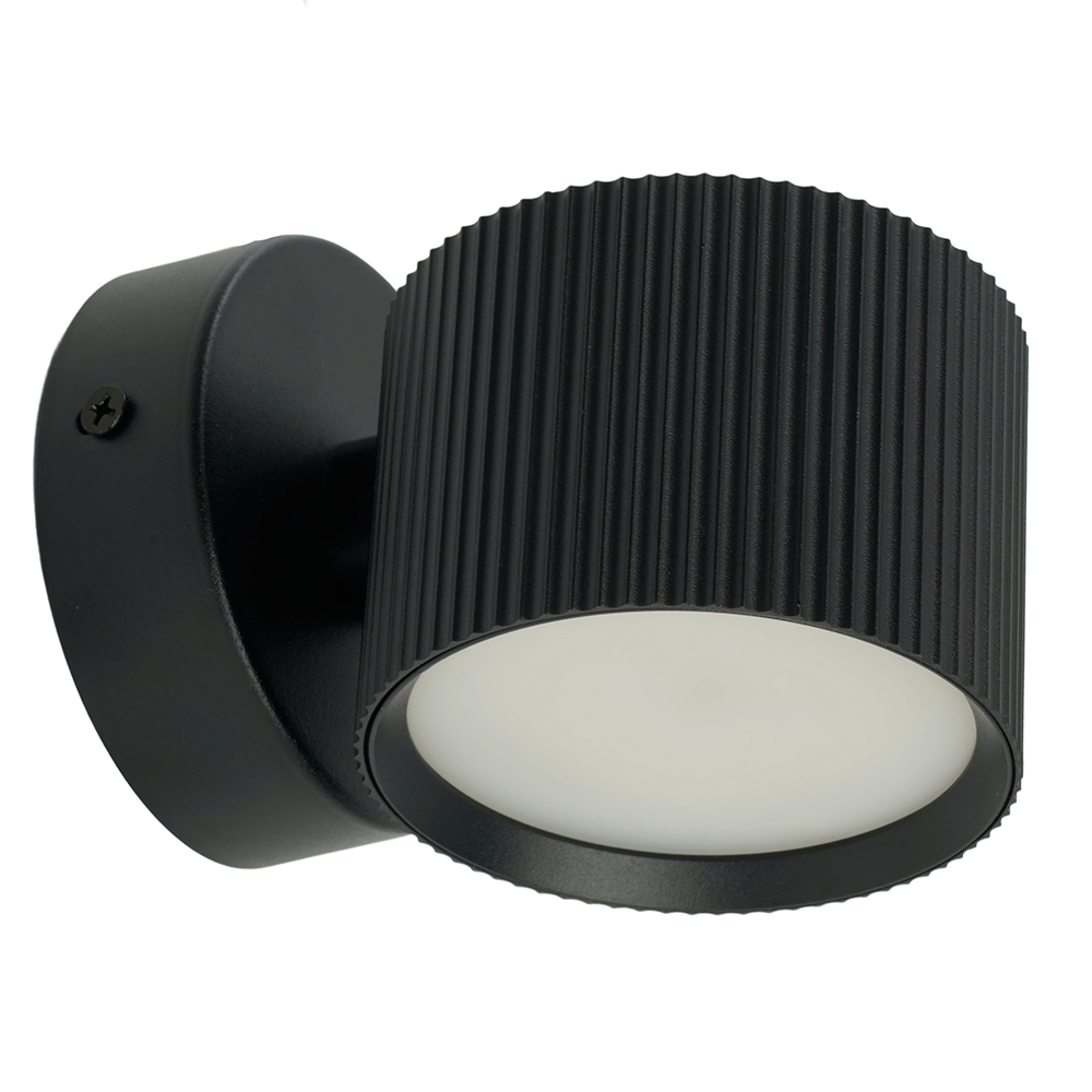 Светильник  настенный Feron HL4580 ARIA 12W, 230V,GX53, черный IP20