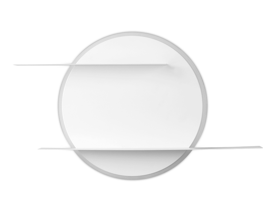 Настенный светодиодный светильник с полками FW102 WH/S Ambrella белый/песок LED 4200K 28W 420*250*120