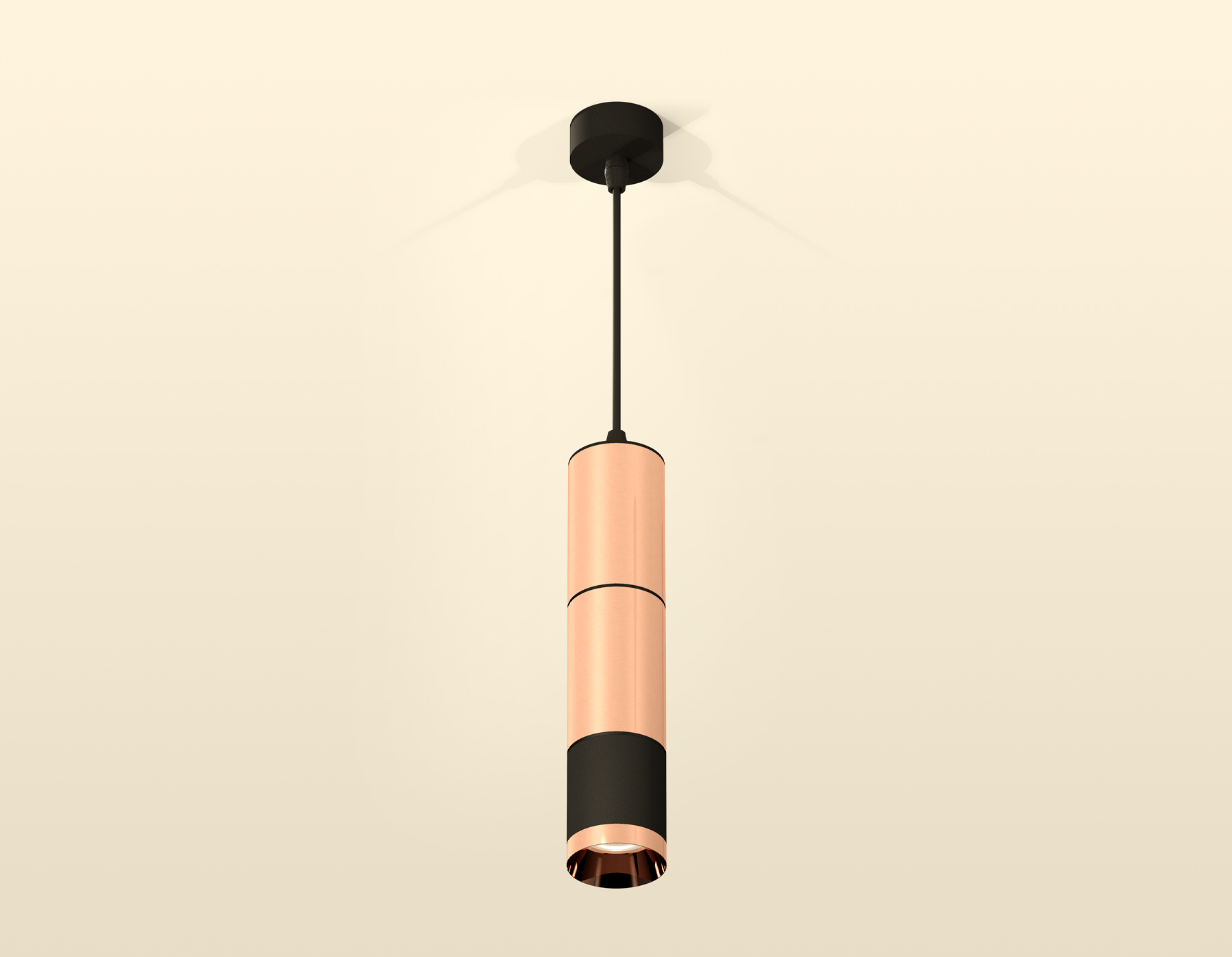 Подвесной светильник XP6302010 PPG/SBK золото розовое полированное/черный песок MR16 GU5.3 Подвесной светильник XP6302010 PPG/SBK золото розовое полированное/черный песок MR16 GU5.3