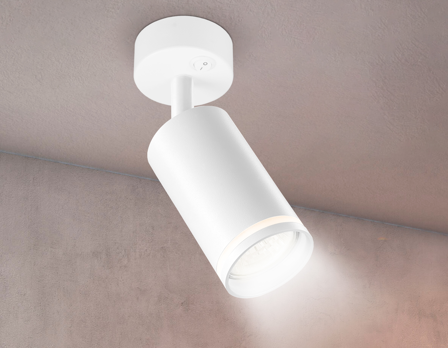 Накладной спот TA120 WH белый GU10 max 12W D70*164*D55