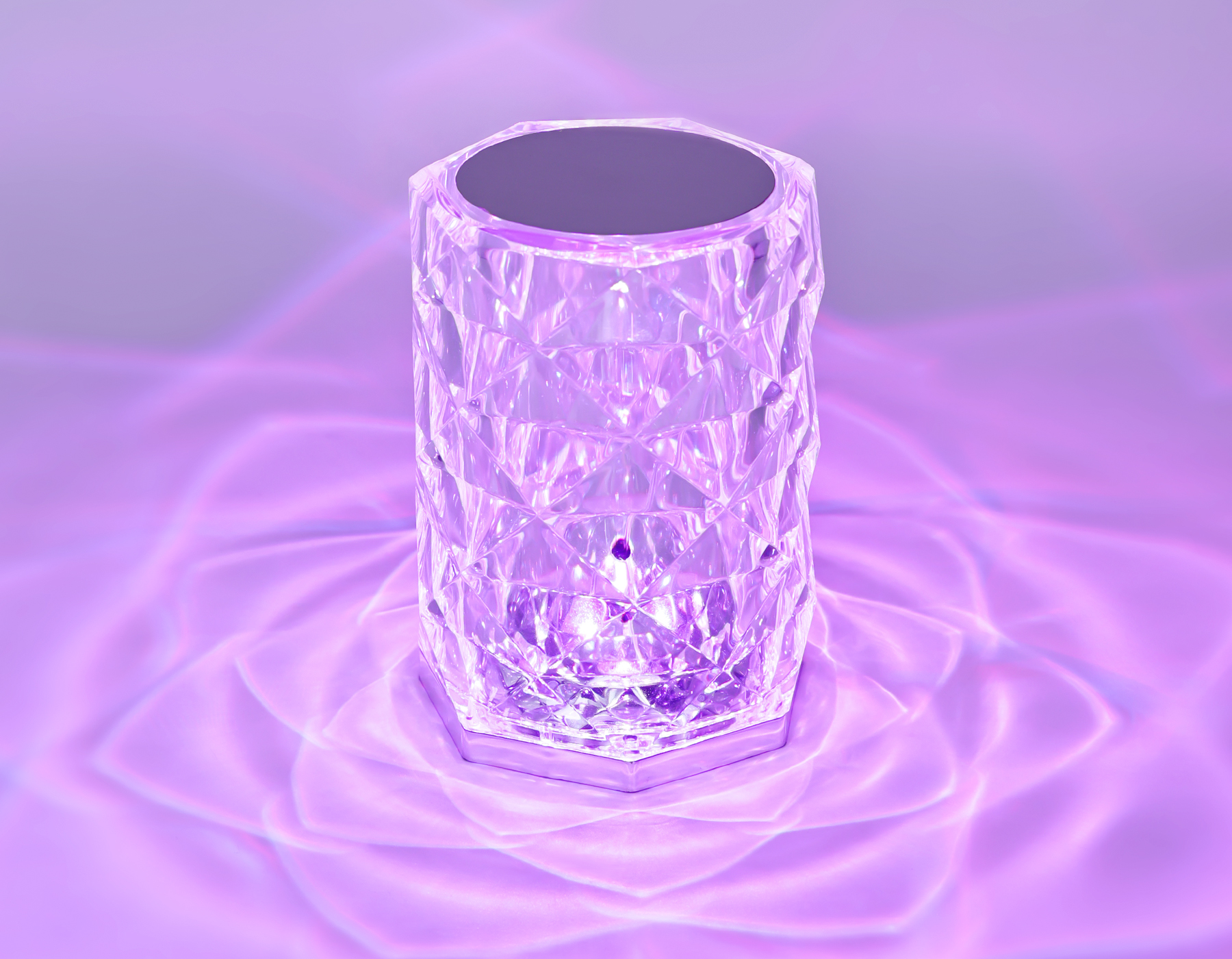 Настольный светильники Ambrella DE8013 CL прозрачный LED RGB 3W