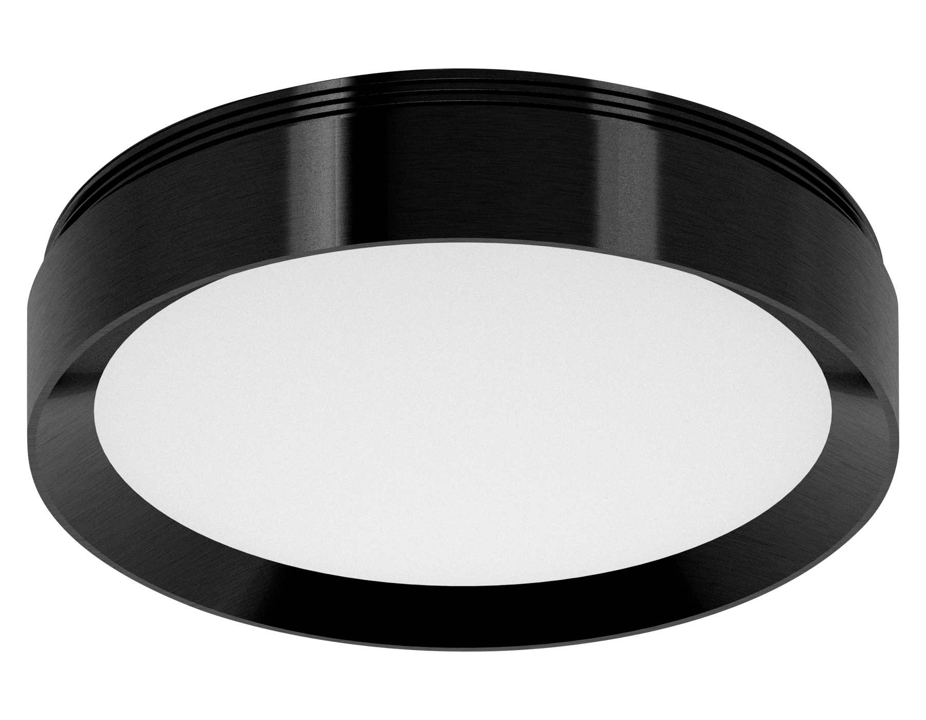 Насадка передняя для корпуса светильника Ambrella N8113 PBK черный полированный D85*H18,5mm Out15mm GX53