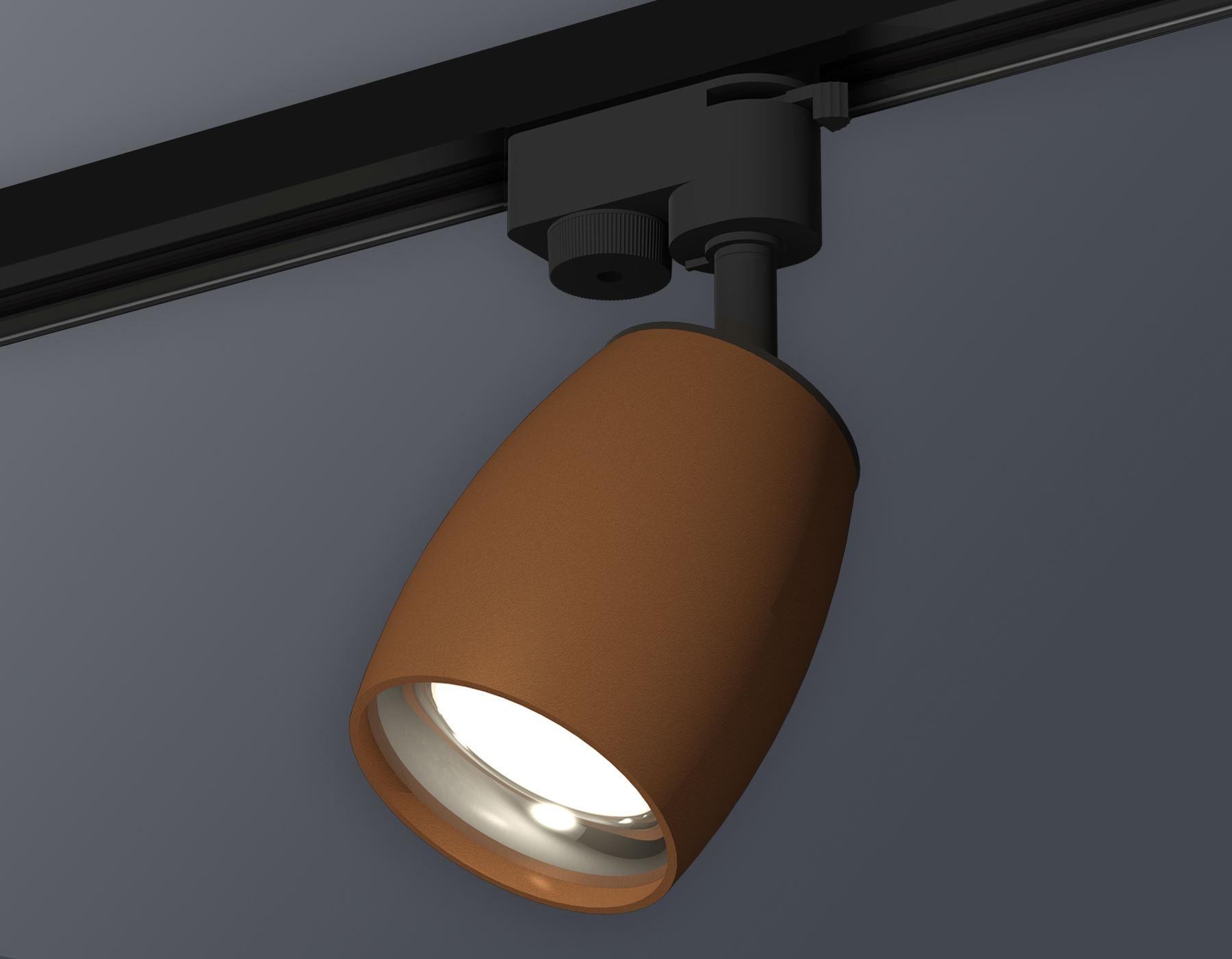 Комплект трекового светильника Ambrella XT1124032 SCF/PSL кофе песок/серебро полированное MR16 GU5.3 (A2521, C1124, N7012)