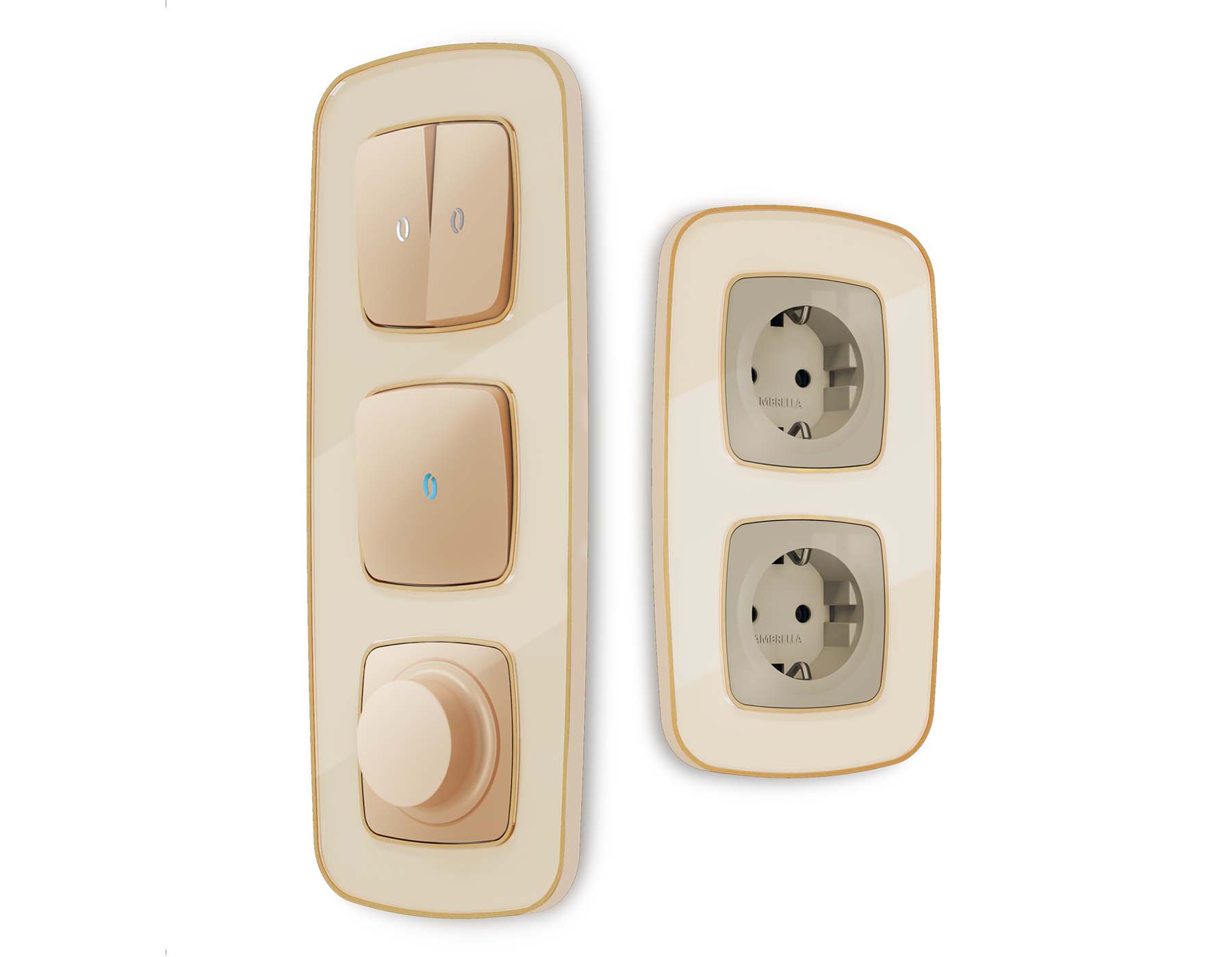 OF640343 Рамка OMEGA Coint (Бежевый Стекло органическое/Шампань) 3-ая