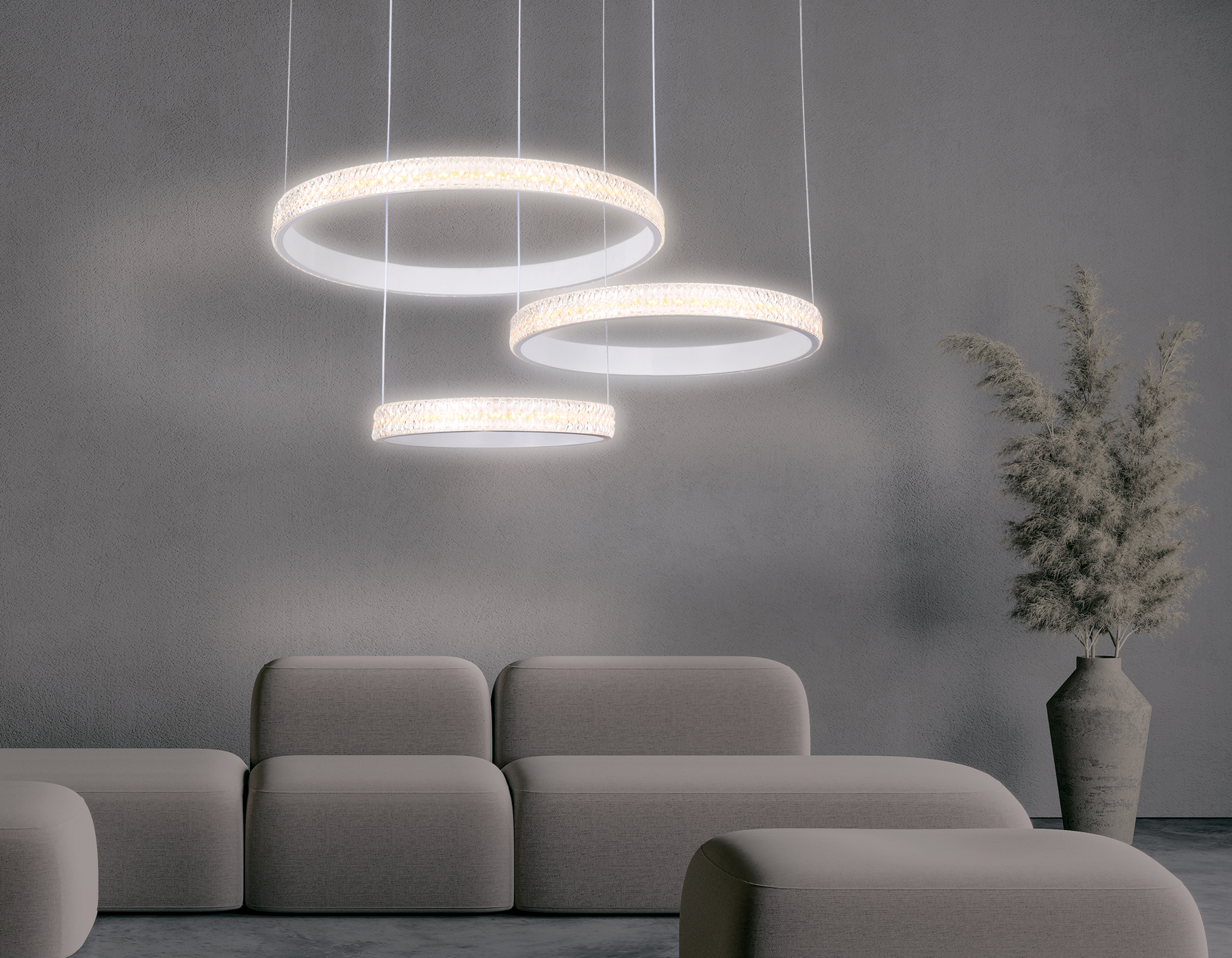 Потолочный светодиодный светильник с пультом Ambrella FA6161 WH белый 99W 720*500*900 (ПДУ РАДИО 2.4)