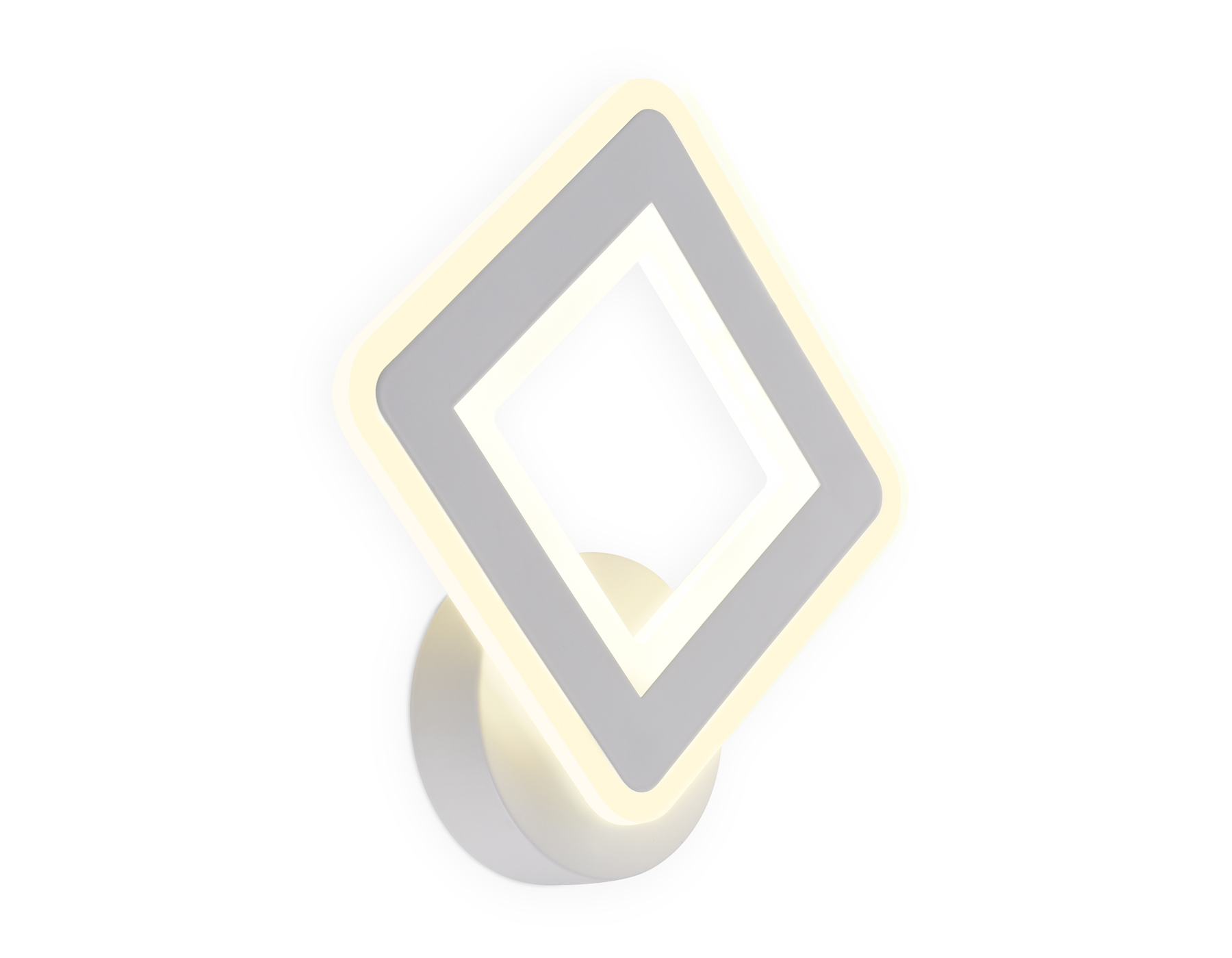 Настенный светодиодный светильник Ambrella FA871 WH белый 11W 220*250*50