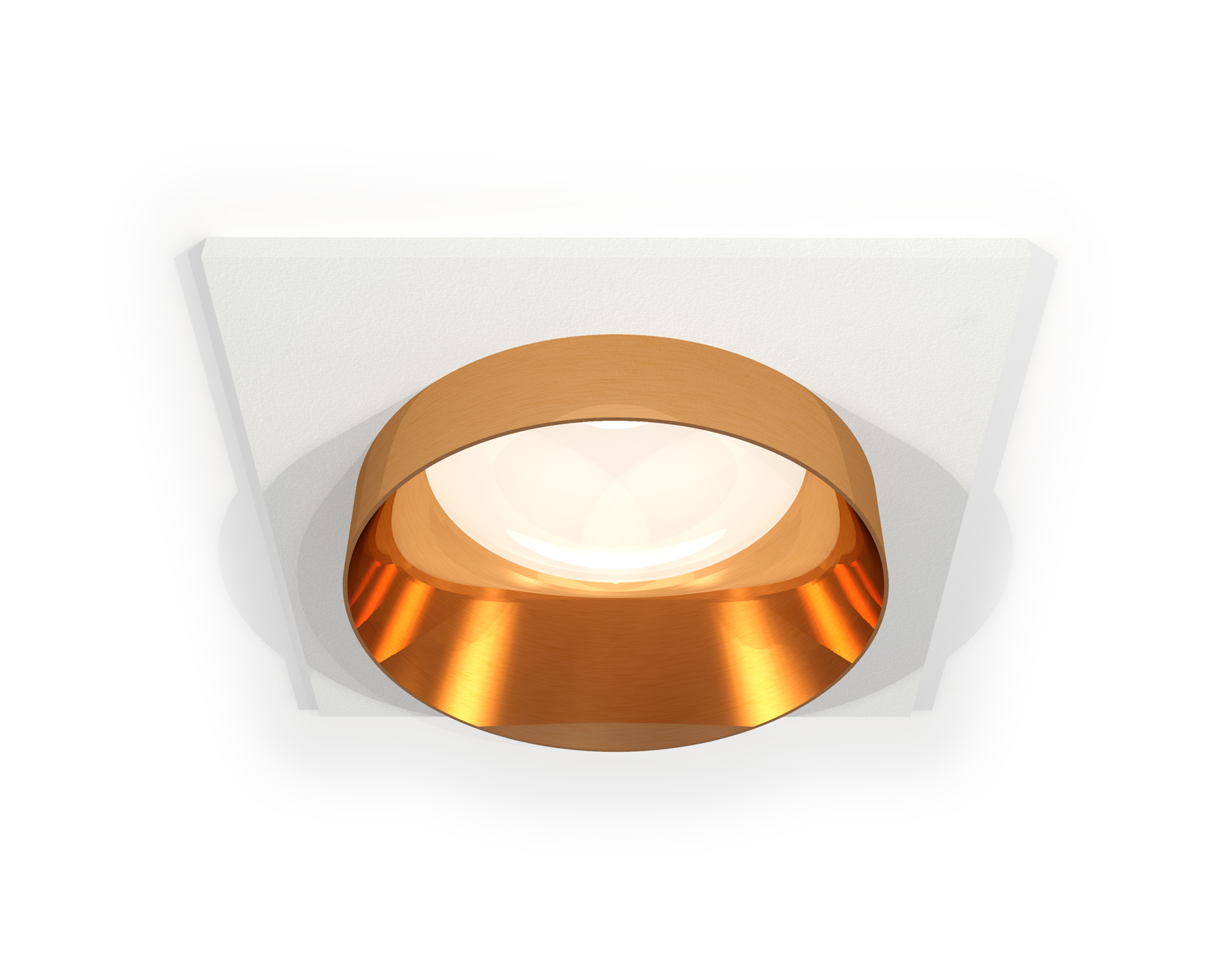 Встраиваемый светильник XC6520024 SWH/PYG белый песок/золото желтое полированное MR16 GU5.3 (C6520, N6134)