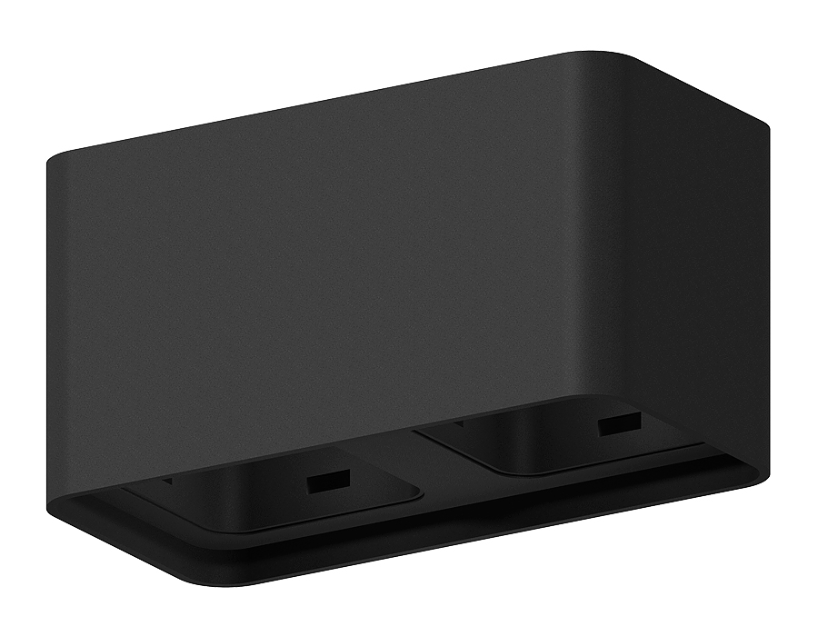 Корпус светильника накладной Ambrella C7851 SBK черный песок 190*95*H100mm MR16 GU5.3 для насадок 70*70mm