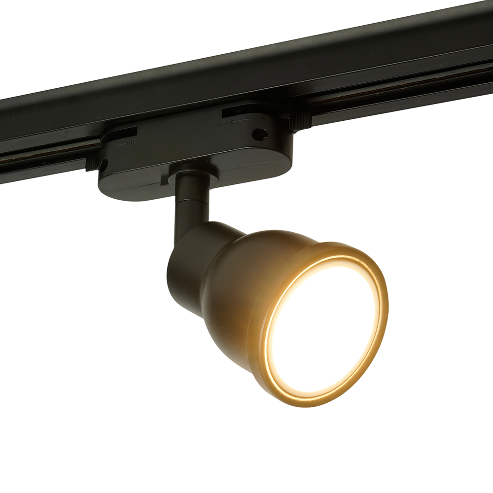 Светильник Feron AL199 трековый однофазный на шинопровод под лампу GU10, черный