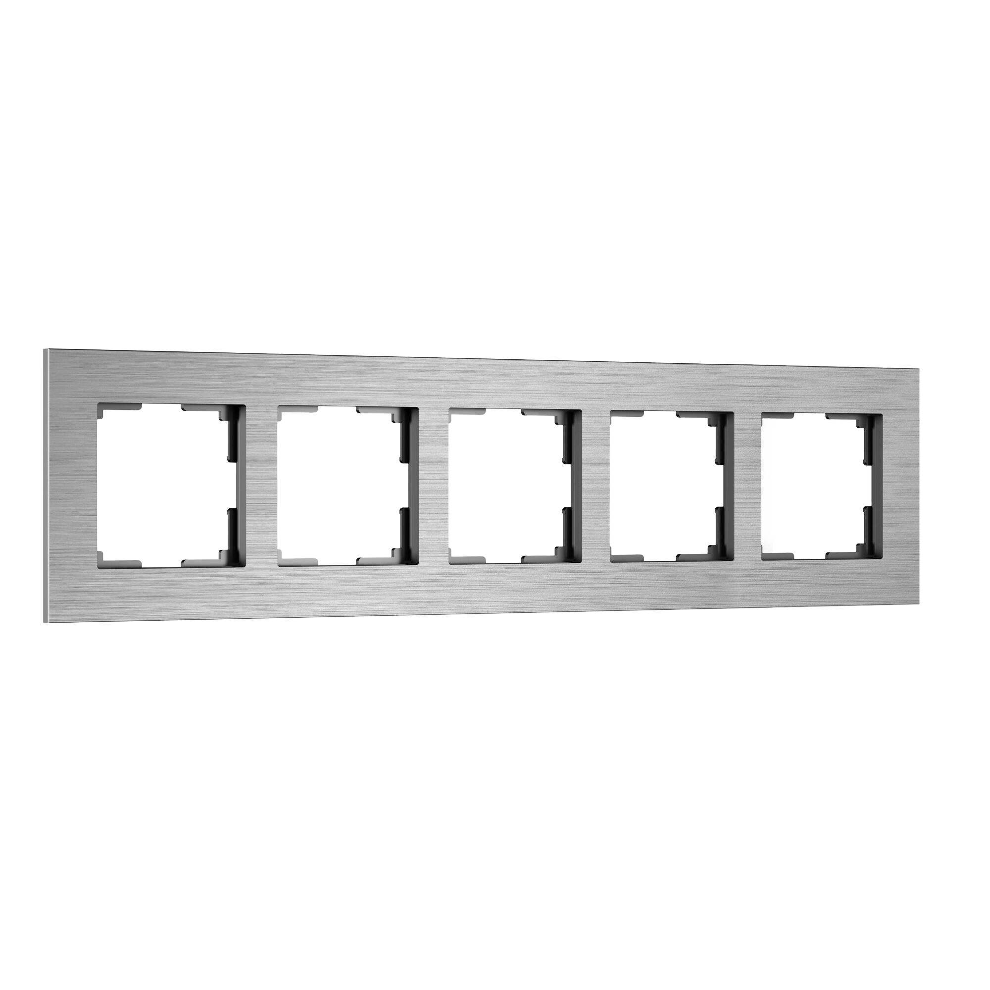 W0053506/ Рамка на 5 постов  AluMax (алюминий) W0053506