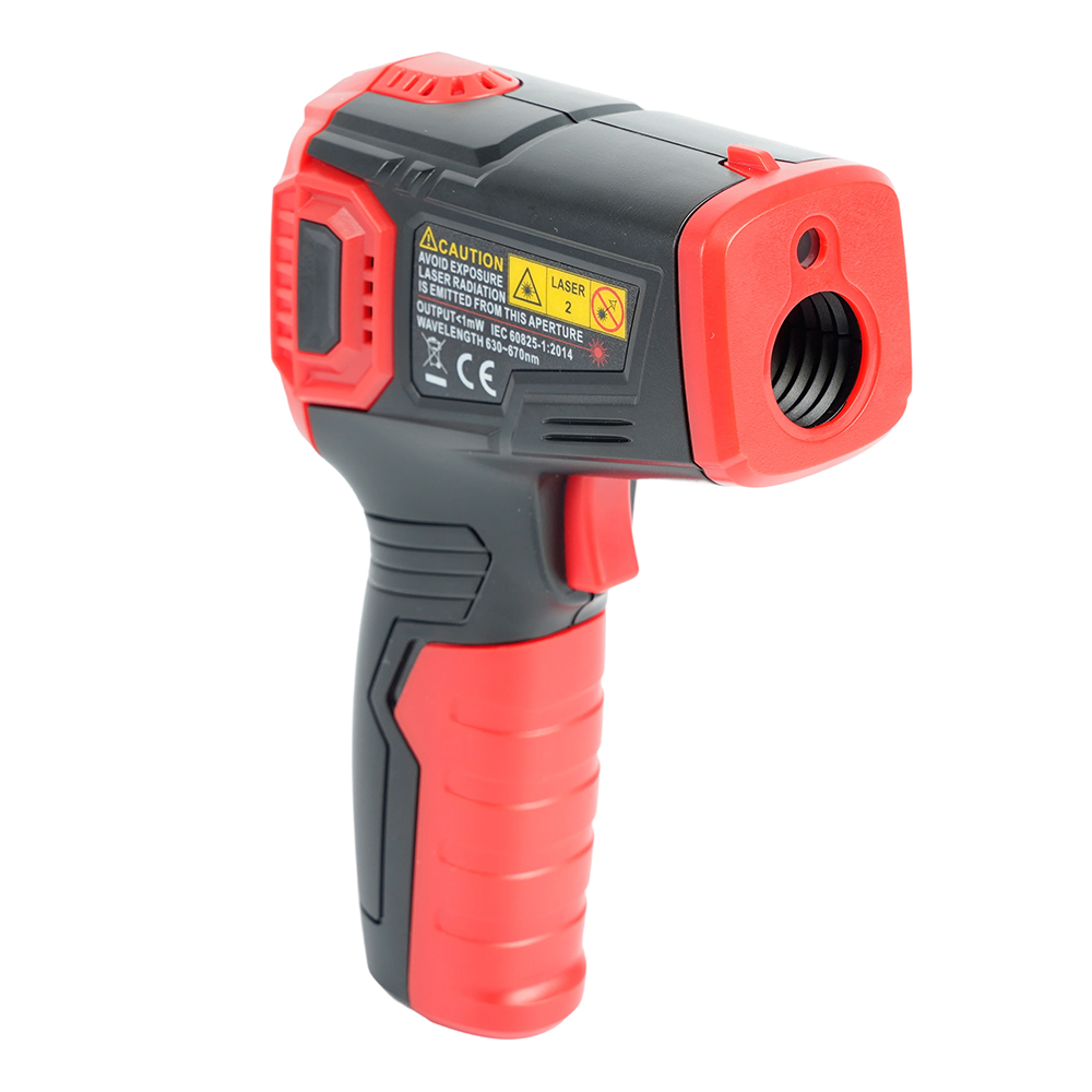 MTM HT650A Дистанционный измеритель температуры (пирометр), 2 батареи тип ААА 1,5В, черный/красный